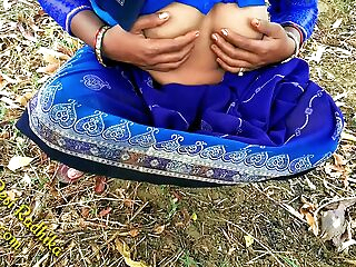 Indian Village Lady All over Natural Hairy Pussy Outdoor Dealings Desi Radhika